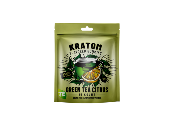 GREEN TEA CITRUS KRATOM GUMMY