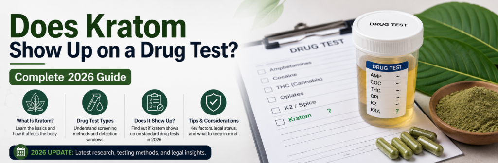 does kratom show up on a drug test